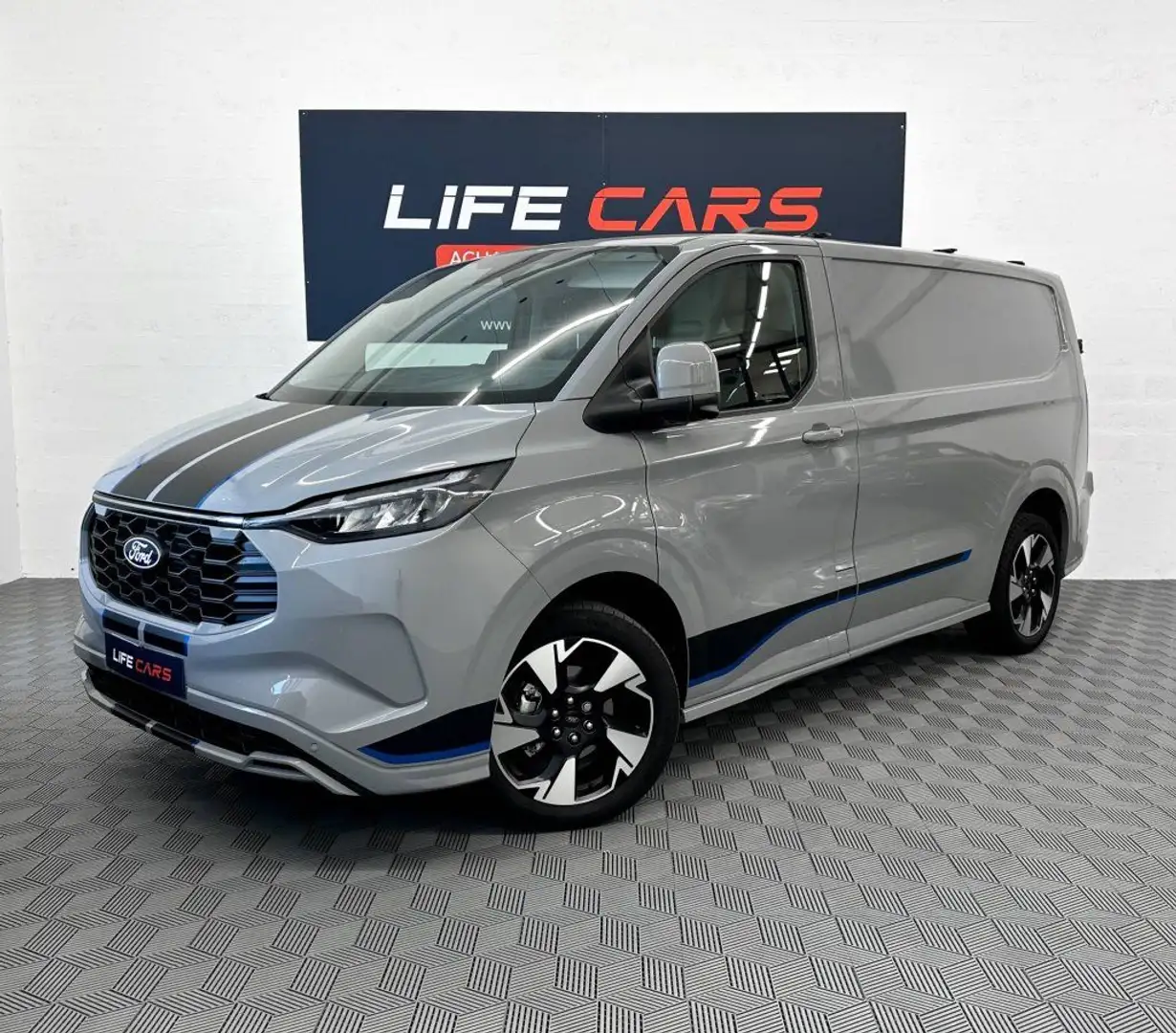 Ford Transit Custom 320 L1H1 2.5 Duratec 232ch SPORT PHEV CVT H Gris - 1