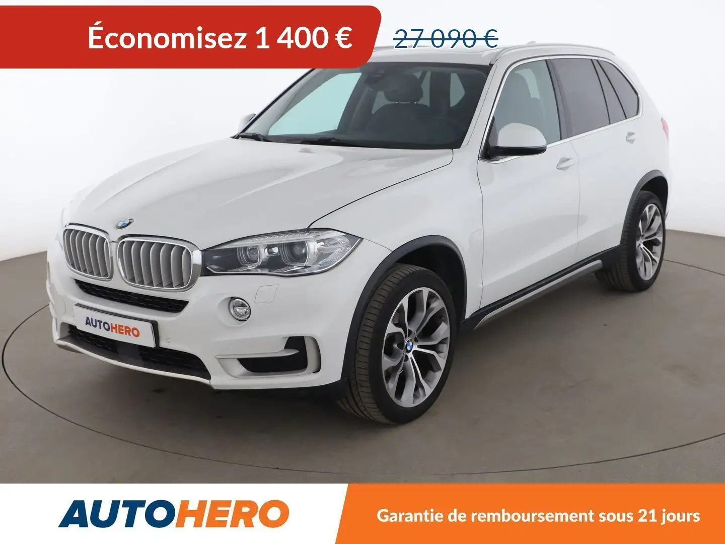 BMW X5 xDrive25d Lounge Plus BVA8 Biały - 1
