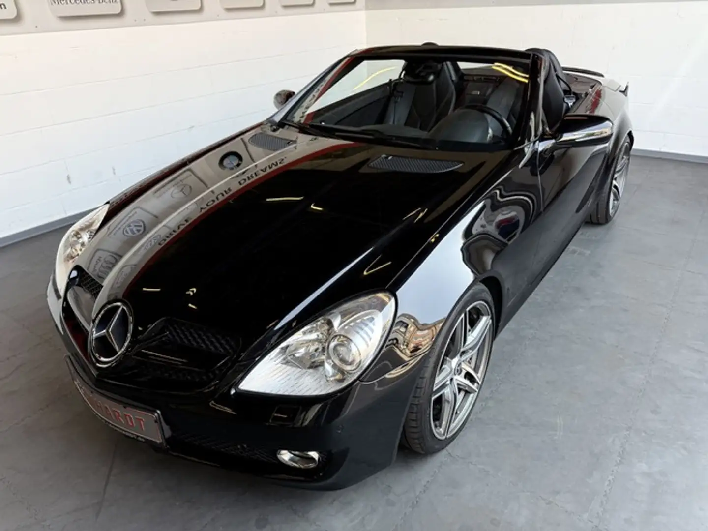 Mercedes-Benz SLK 350 Roadster HU/AU+Service neu*top Historie* Noir - 1