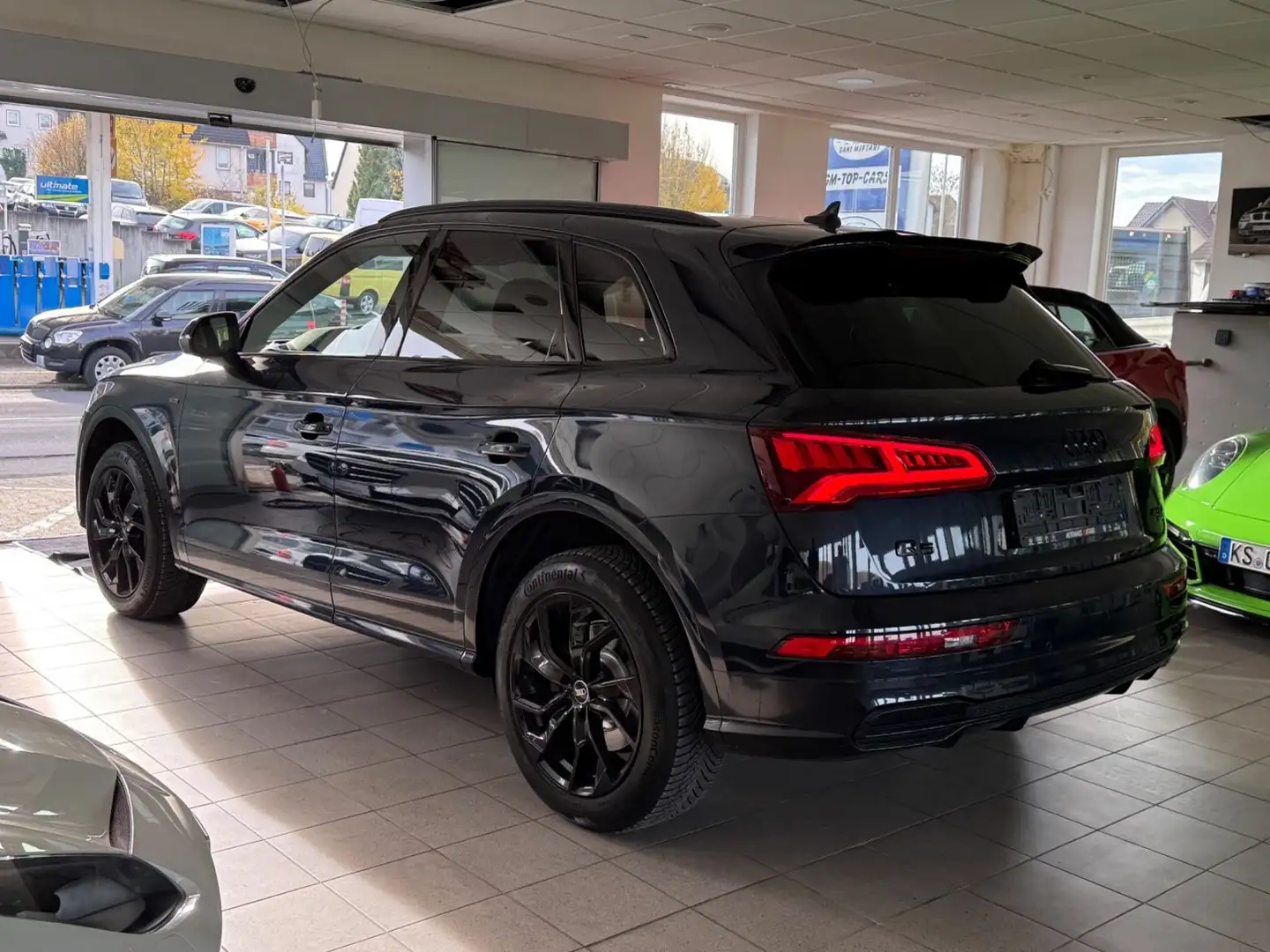 Audi Q5 40 TDI quattro S Line Matrix Kamera Pano AHK Blau - 2