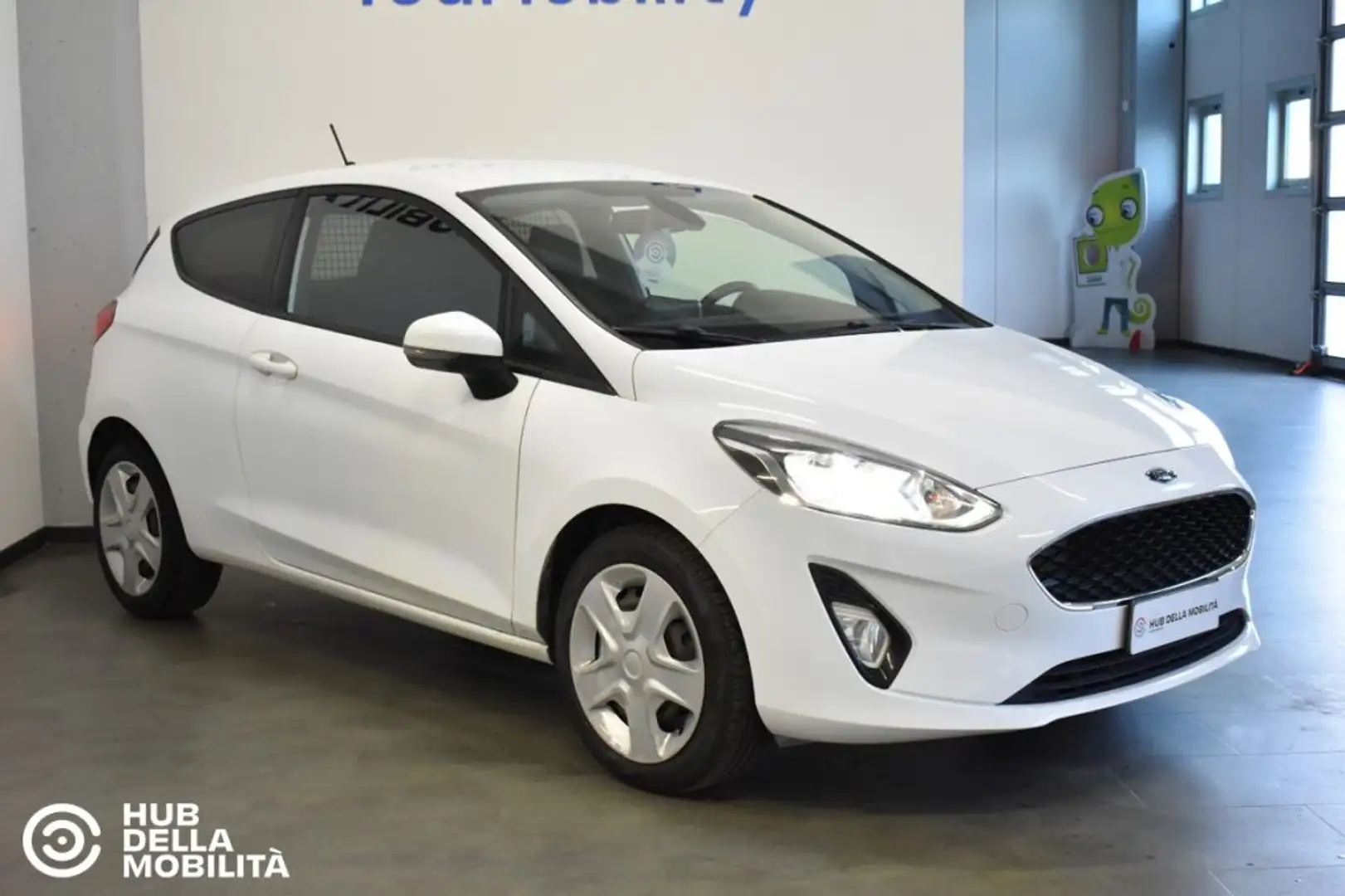 Ford Fiesta 1.5 TDCi 85 CV 3 porte Van Trend Bianco - 2