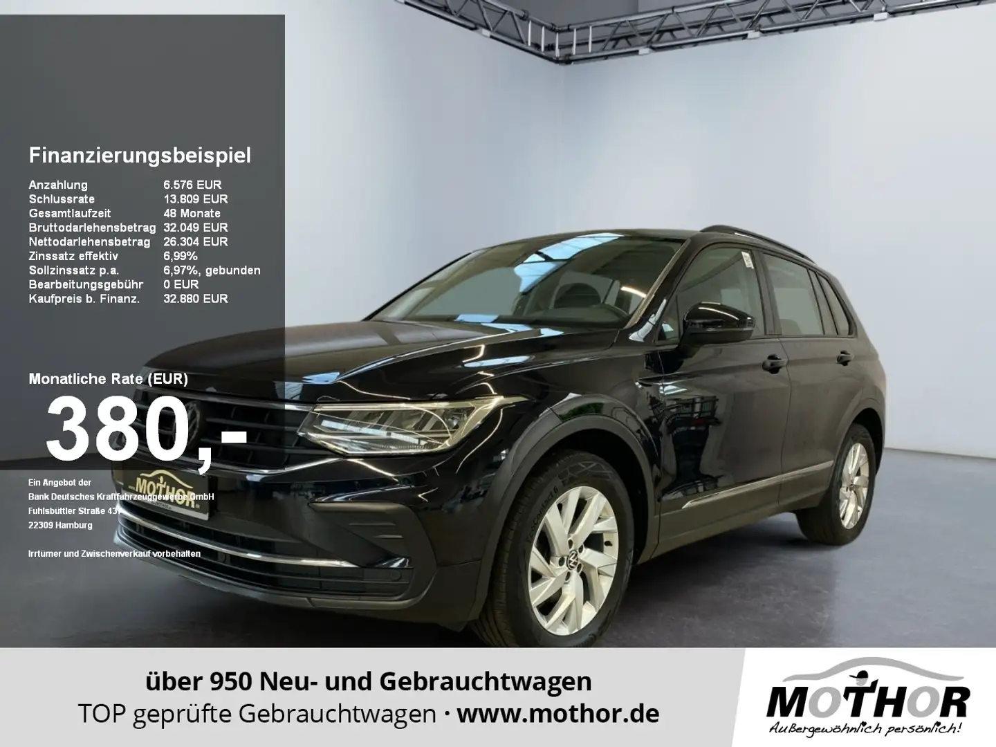 Volkswagen Tiguan Life 2.0 TDI 4x4 DSG  Navigation Noir - 1