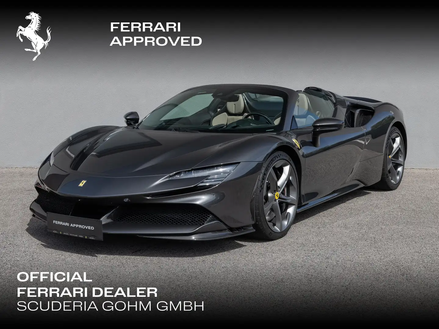 Ferrari SF90 Spider Gri - 1