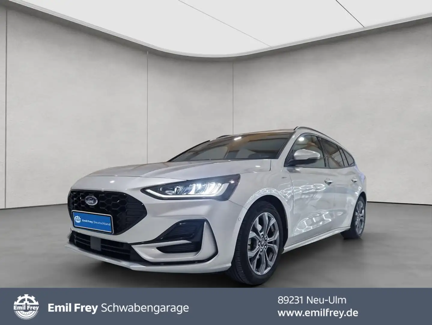 Ford Focus Turnier 1.0 EcoBoost Hybrid ST-LINE Silber - 1