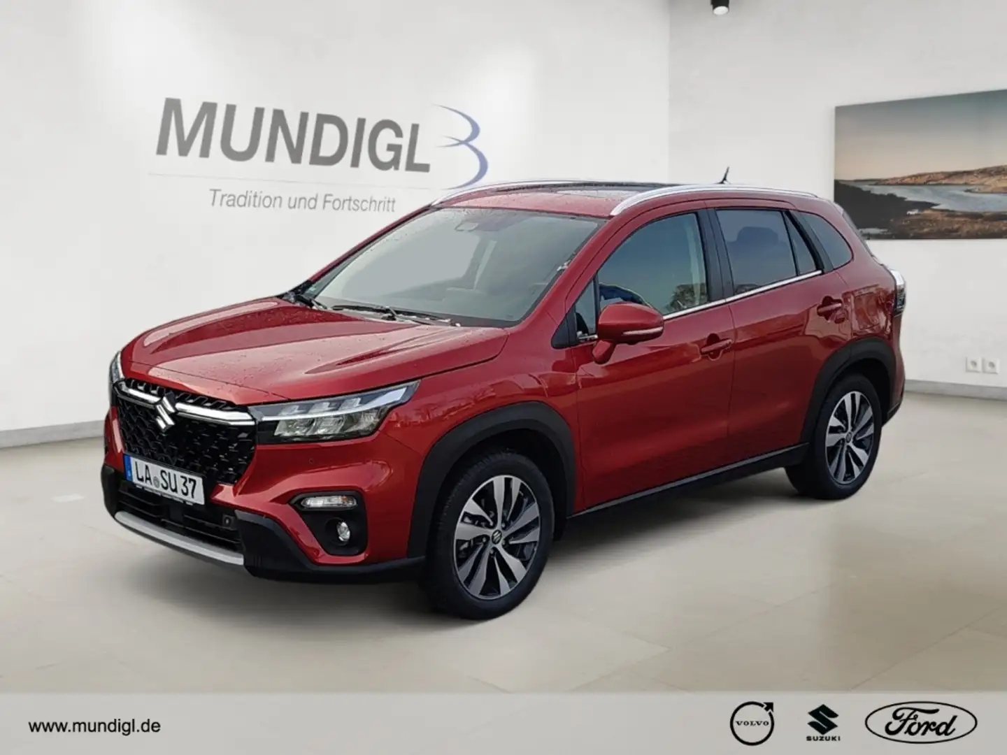 Suzuki SX4 S-Cross Comfort+ ALLGRIP AWD NAVI PANO ACC RFK360° Klimaau Rot - 1