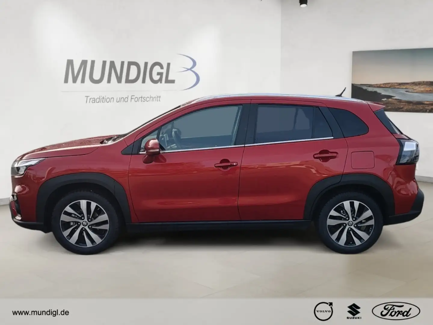 Suzuki SX4 S-Cross Comfort+ ALLGRIP AWD NAVI PANO ACC RFK360° Klimaau Rot - 2