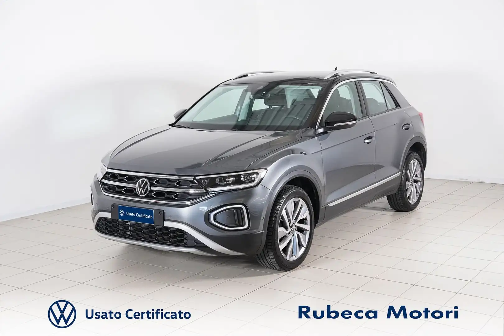 Volkswagen T-Roc 1.5 TSI ACT Style BMT 150CV Gris - 1