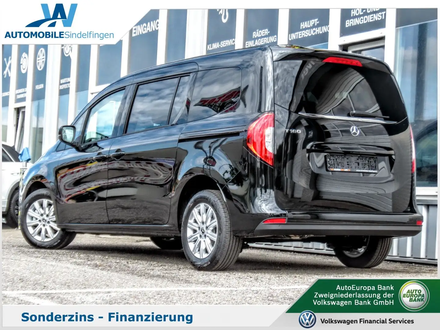 Mercedes-Benz T-Class 180 lang NAVI LEDER 7-SITZE usw. Noir - 2