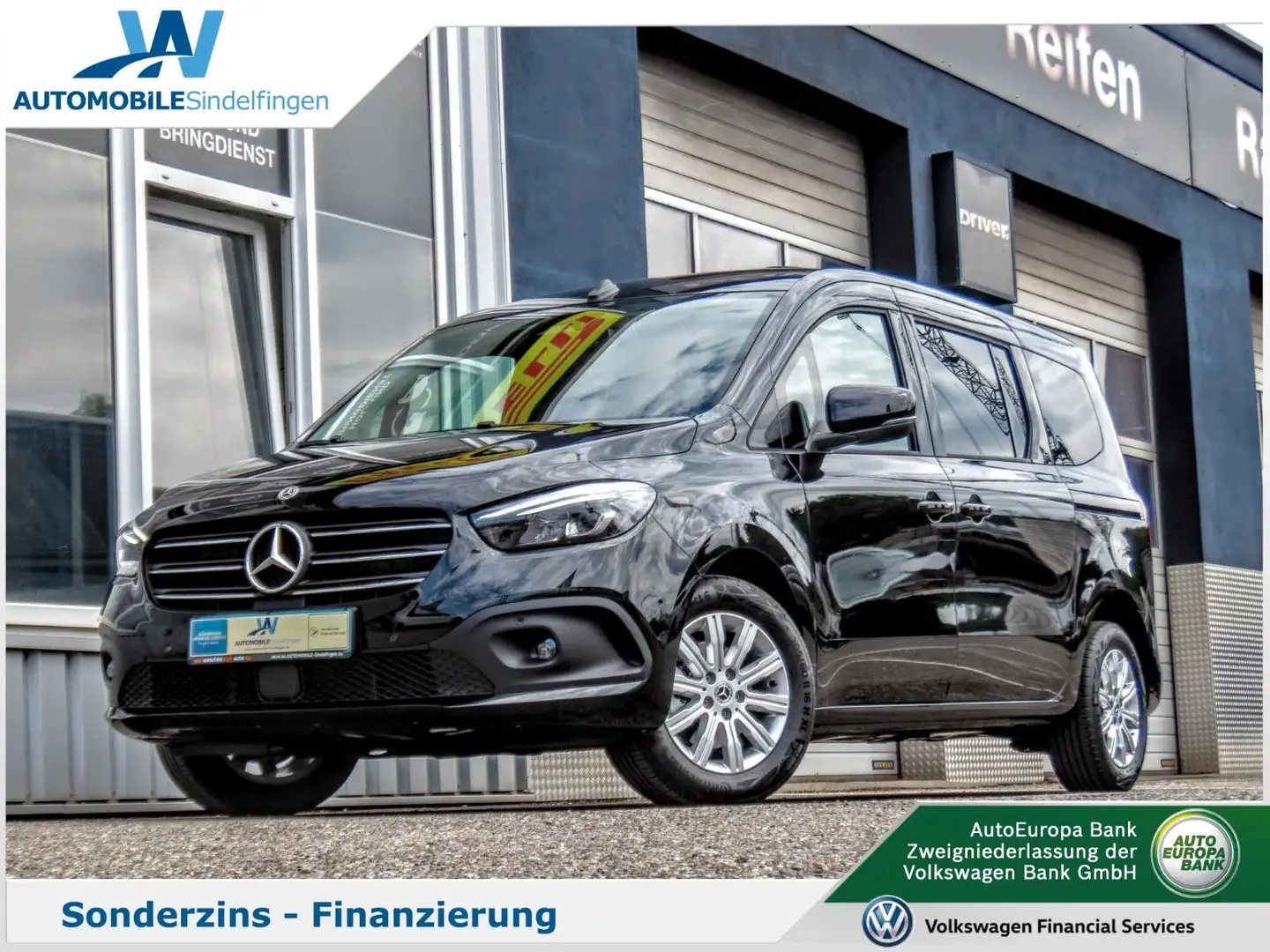 Mercedes-Benz T-Class 180 lang NAVI LEDER 7-SITZE usw. Noir - 1