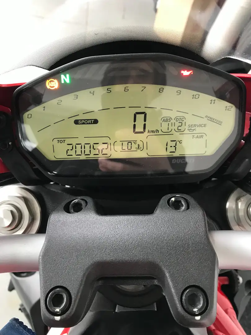 Ducati Monster 821 stripe abs Roşu - 2