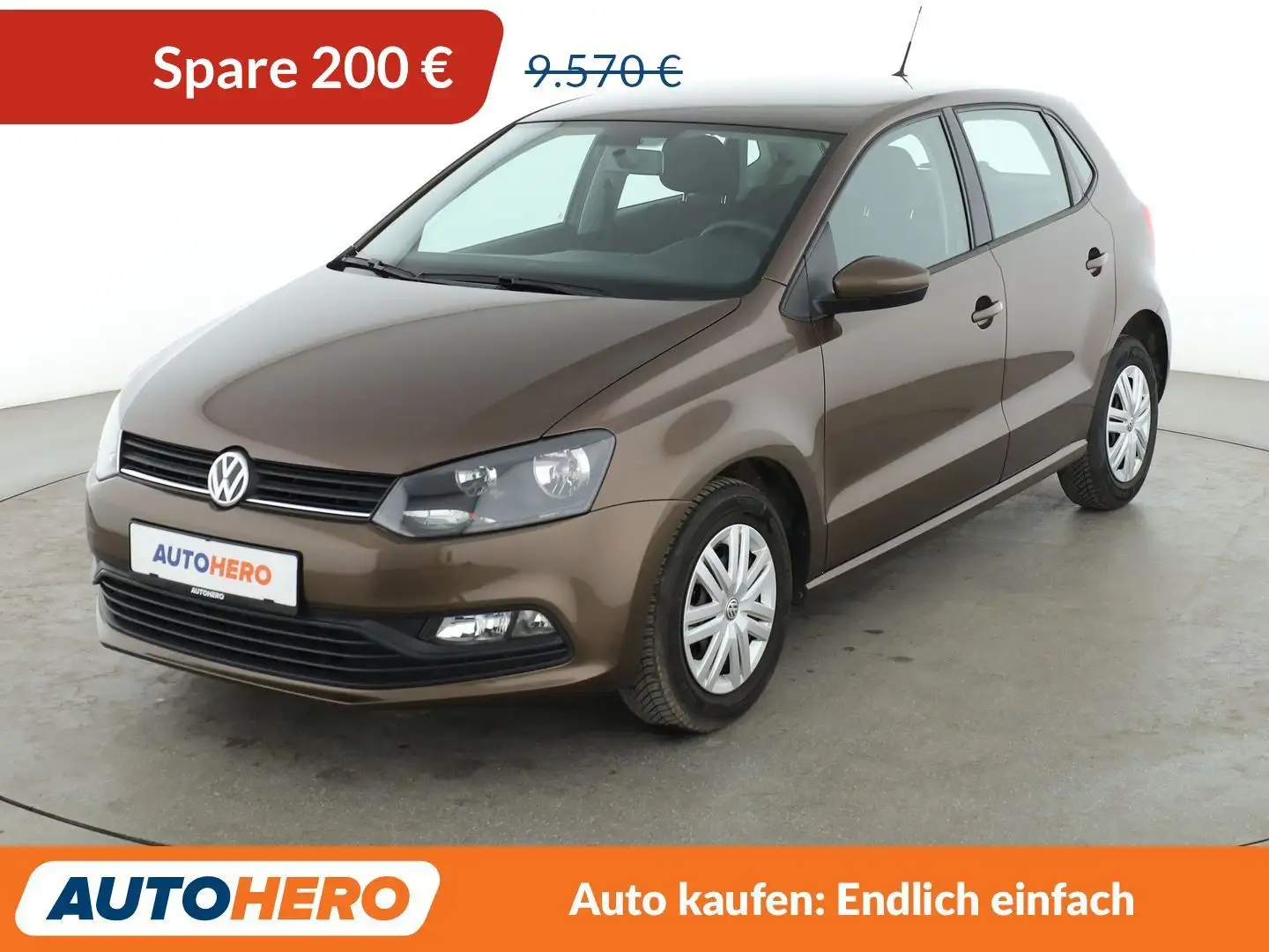 Volkswagen Polo 1.0 Trendline*KLIMA*GARANTIE* Braun - 1