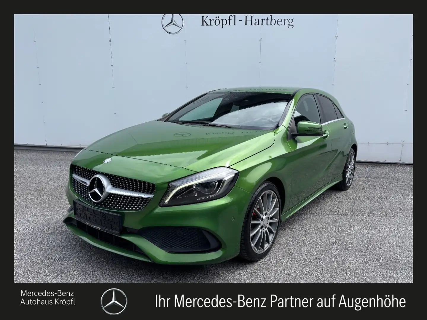 Mercedes-Benz A 180 d AMG Line AMG RKam Shz LED Sportpaket Groen - 1