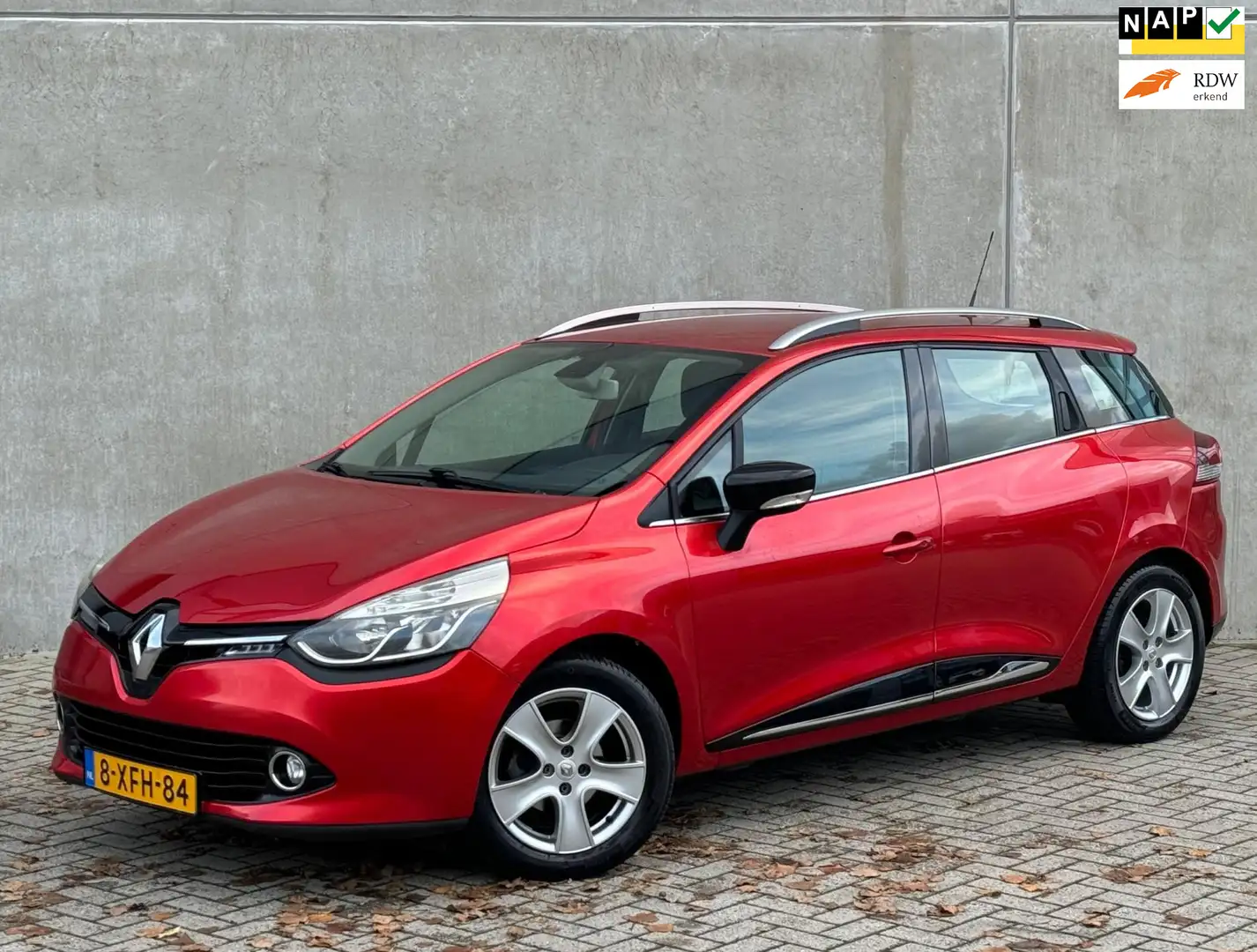 Renault Clio Estate 0.9 TCe 90pk 2014 Rood CLIMA|NAP|1E EIGENAA Rouge - 1