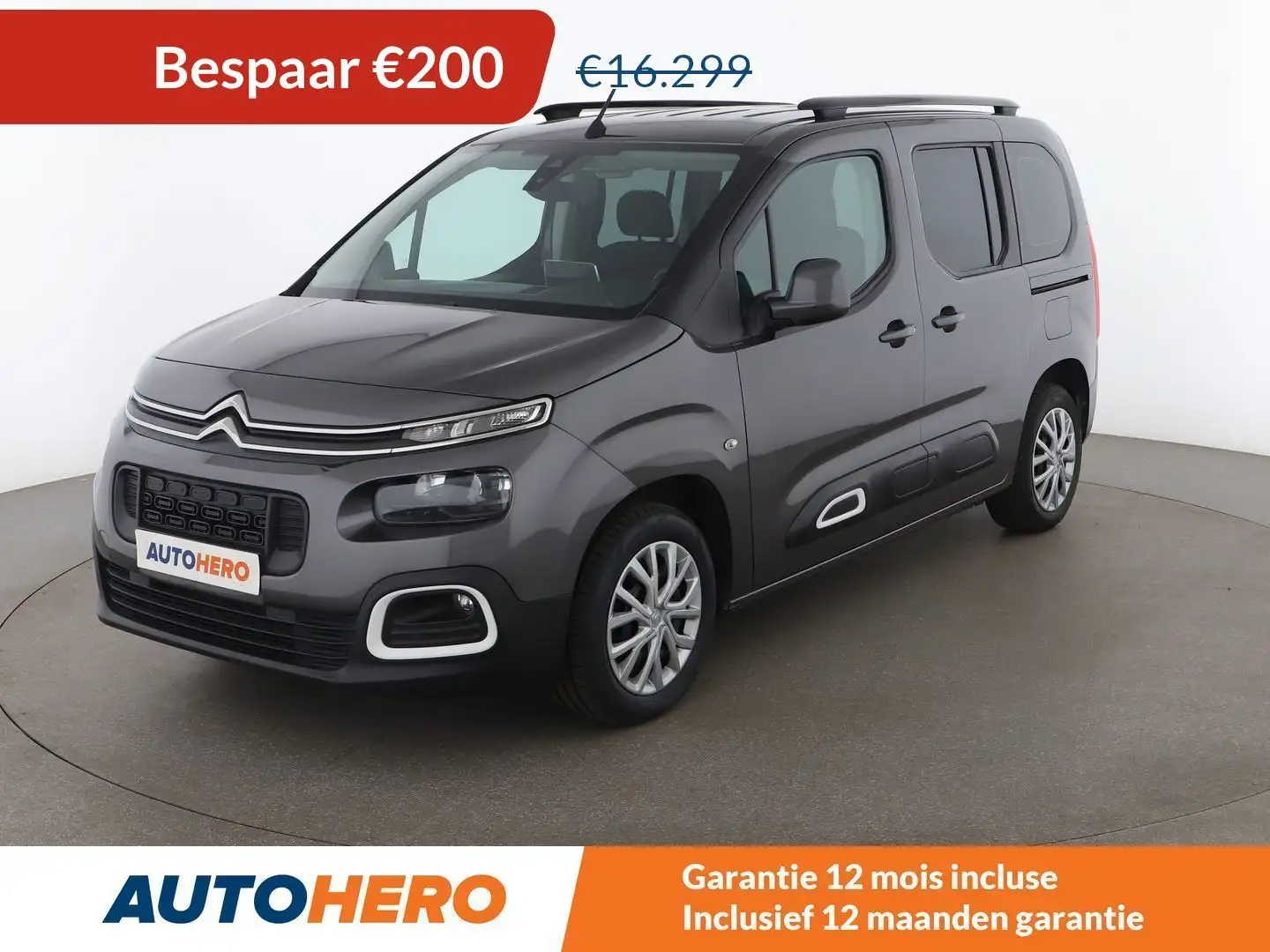 Citroen Berlingo 1.2 PureTech Live M Gris - 1