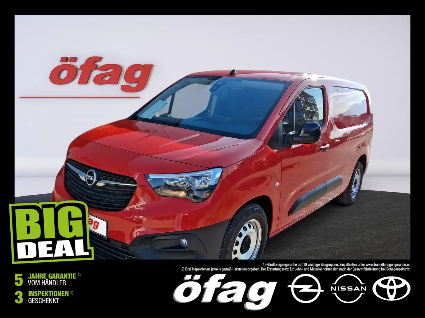 Opel Combo Electric 50kWh XL Enjoy Navi+AUT Rot - 1