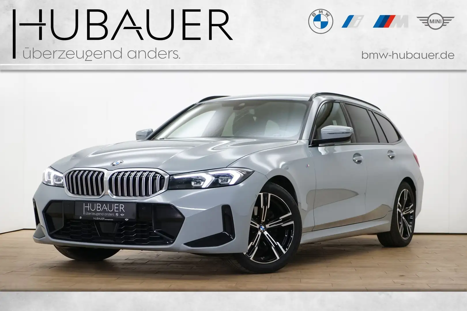 BMW 320 d Touring [M Sport, AHK, ACC, RFK, SHZ] Grijs - 1