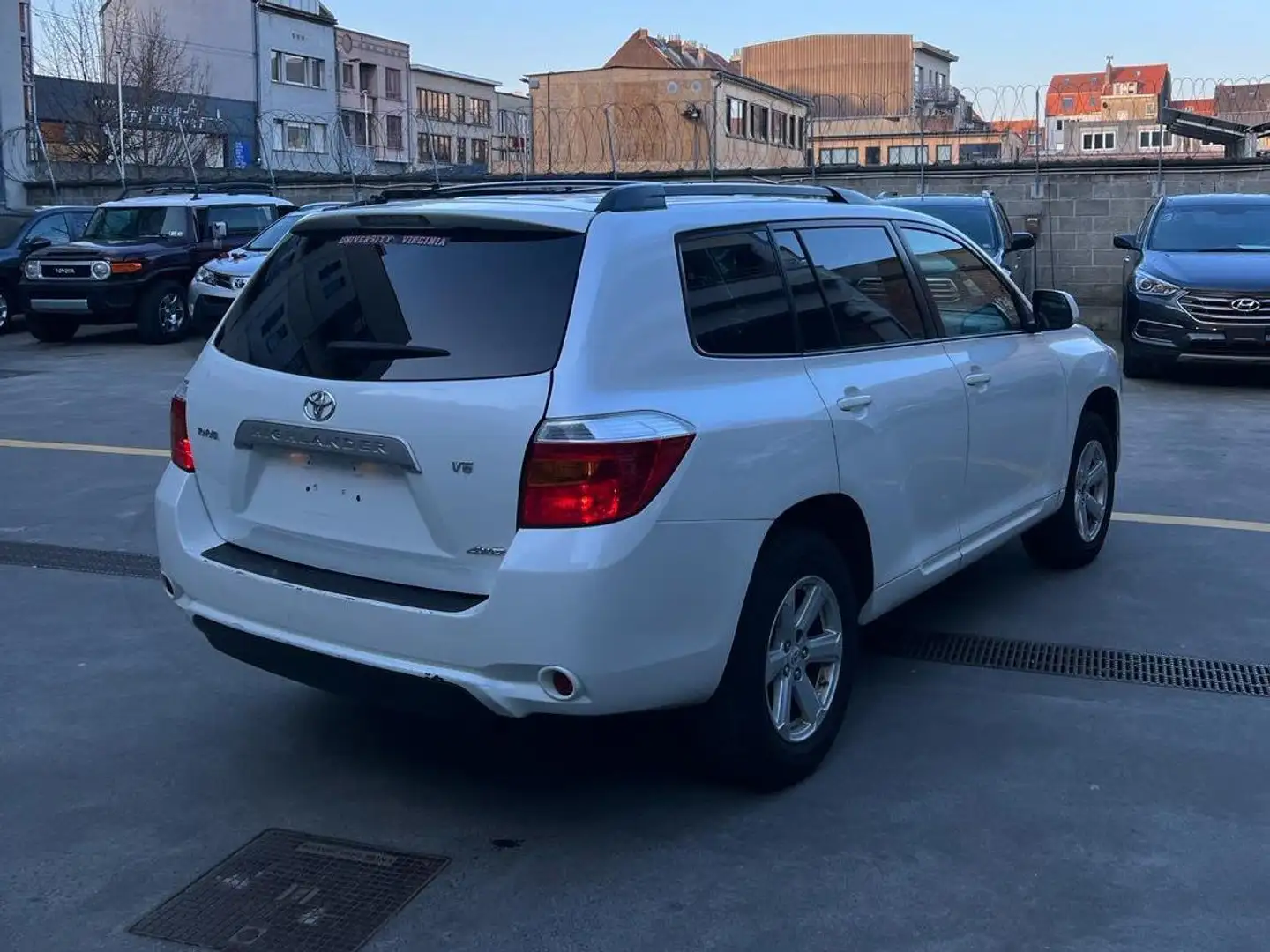 Toyota Highlander ONLY FOR EXPORT OUT OF EUROPE Blanc - 2