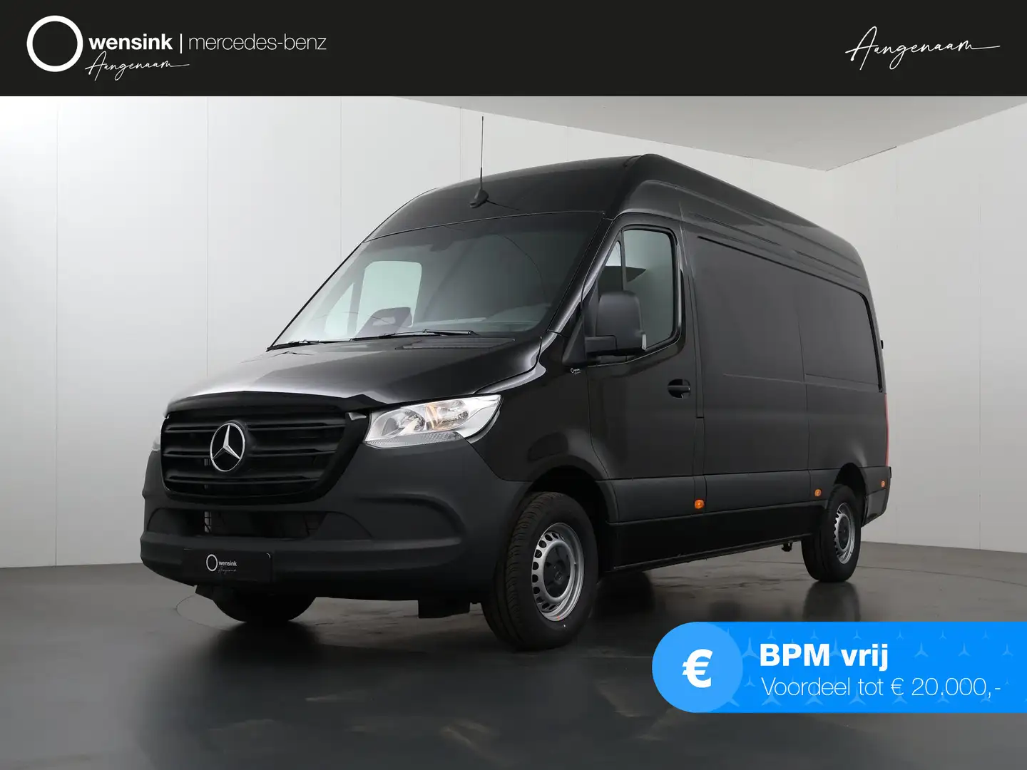Mercedes-Benz Sprinter 315 L2H2 RWD PRO | 3500kg TREKKEN | AUTOMAAT | 3-Z Zwart - 1