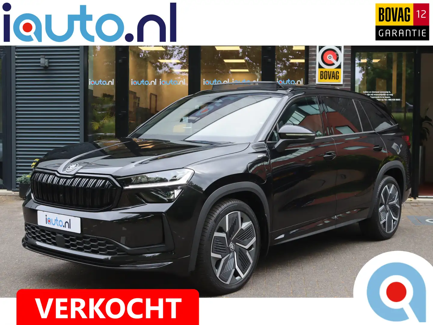 Skoda Kodiaq iV 1.5 TSI PHEV Sportline Pano/Matrix LED/DCC/ACC/ Noir - 1