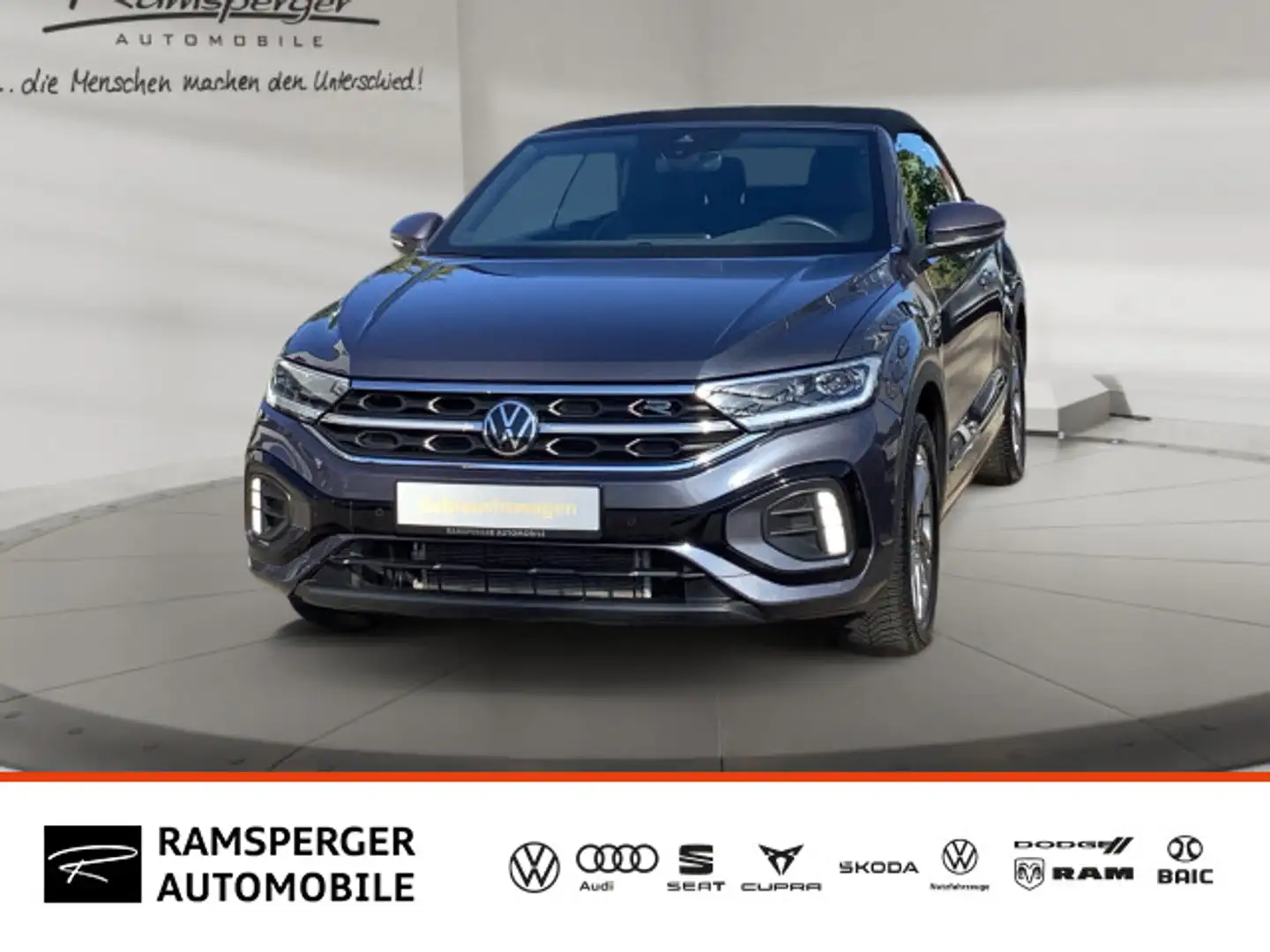 Volkswagen T-Roc 1.5 TSI DSG R-Line Matrix Leder Gris - 1