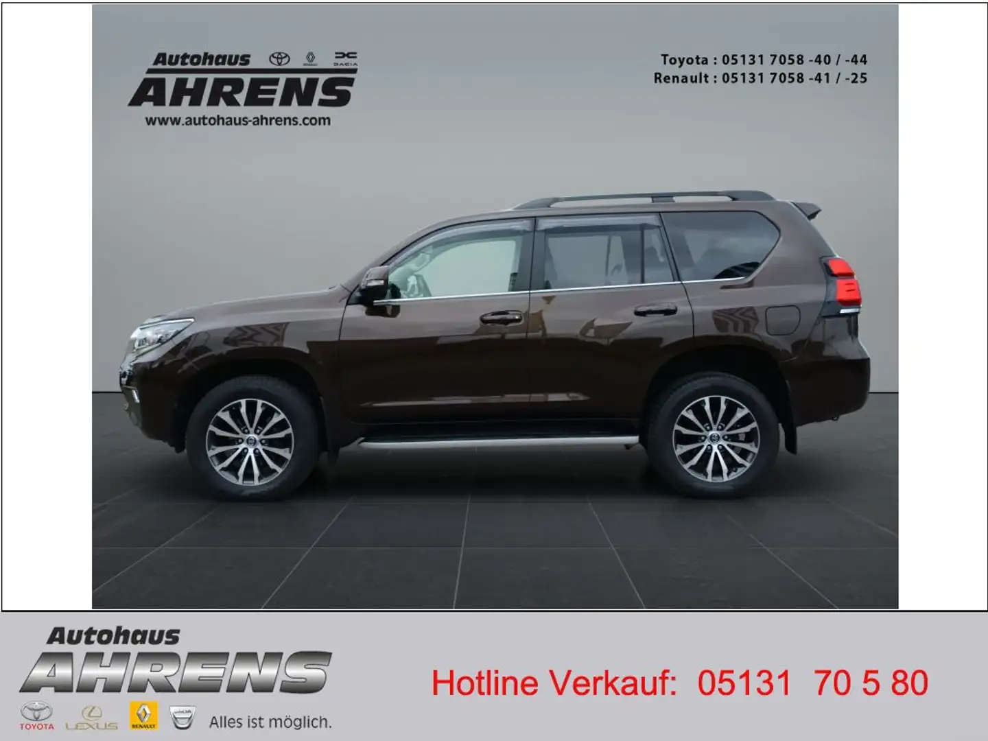 Toyota Land Cruiser 2.8 D-4D Automatik Executive *Allrad*AHK* smeđa - 2