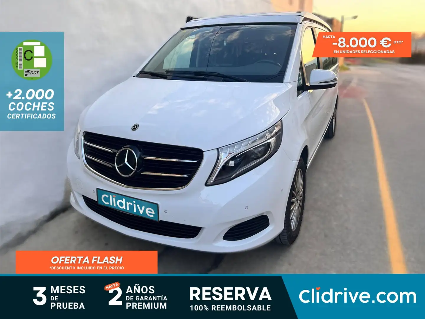 Mercedes-Benz V 220 d Marco Polo Largo Blanco - 1