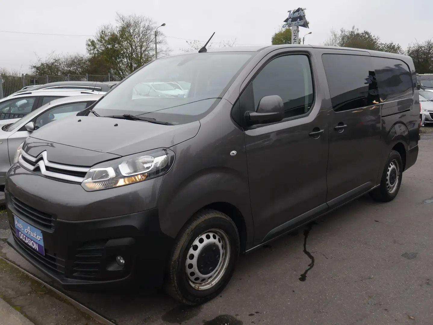 Citroen Jumpy 2.0DIES*LONG UTILITAIRE DOUBLE CABINE 6PLACES*GPS* Gris - 2