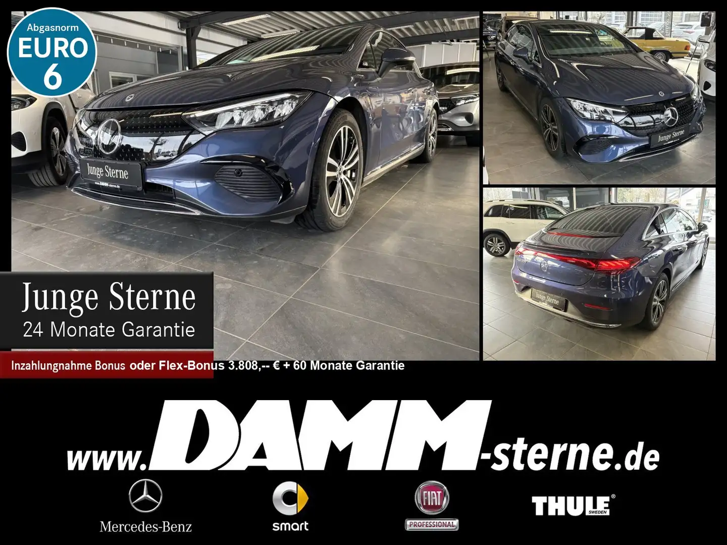 Mercedes-Benz EQE 300 EQE 300 Advanced+/WDG/Memory/Distronic/RFK/+Flex Blau - 1