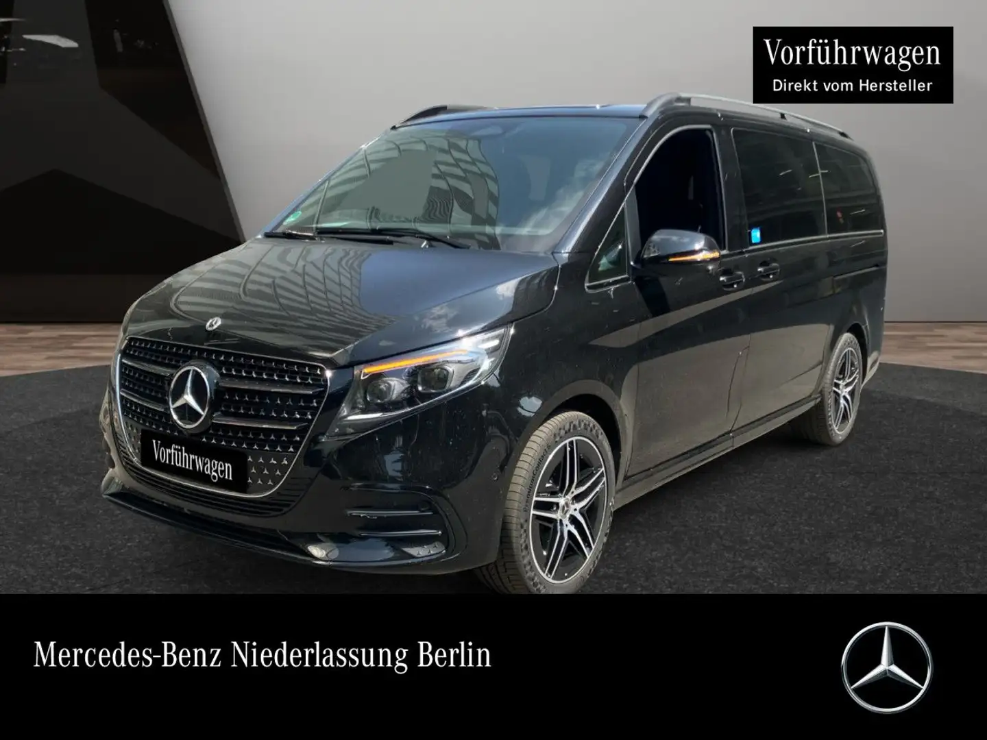 Mercedes-Benz V 300 d 4M AVANTGARDE+Allrad+AMG+9G+AHK+StandHZ Noir - 1