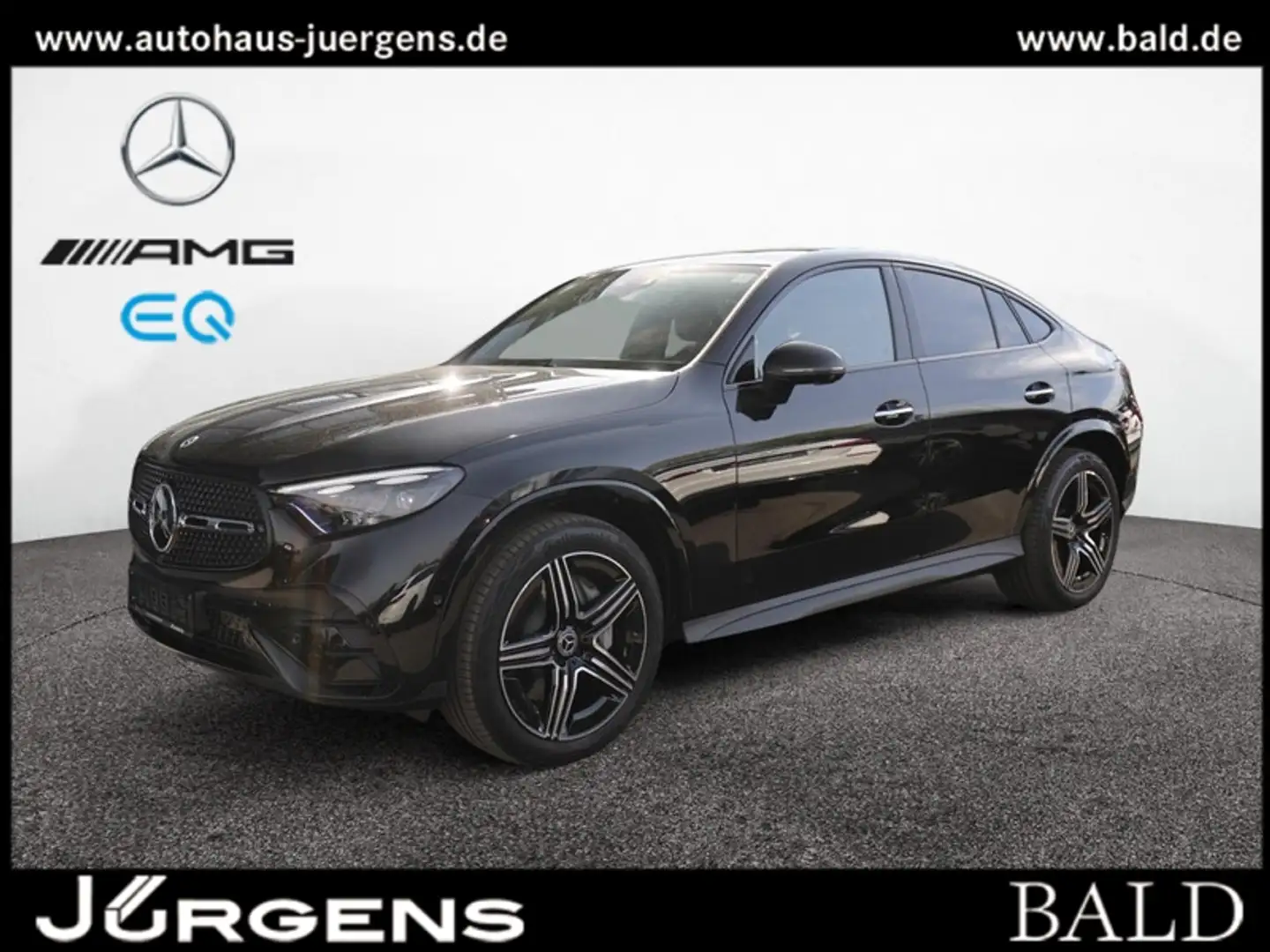 Mercedes-Benz GLC 300 4M Coupé AMG-Sport/Pano/Burm3D/Distr/360 Black - 1