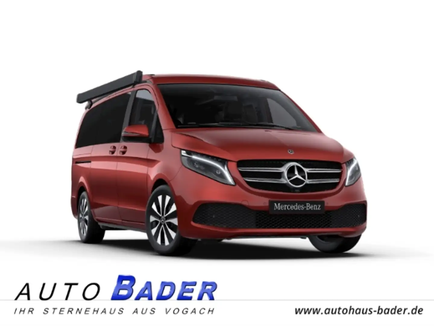 Mercedes-Benz V 300 d 4Matic Marco Polo Leder EasyUp Distronic Rot - 1