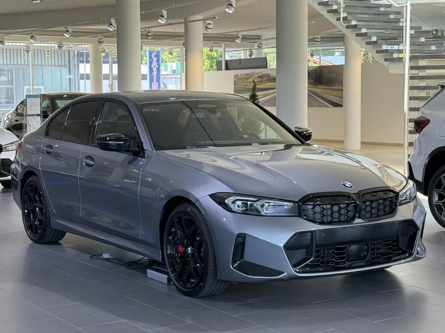 BMW 340 Mi xDrive M Sport Pro DrivProf. HUD Har/Kar. 19 Gris - 2