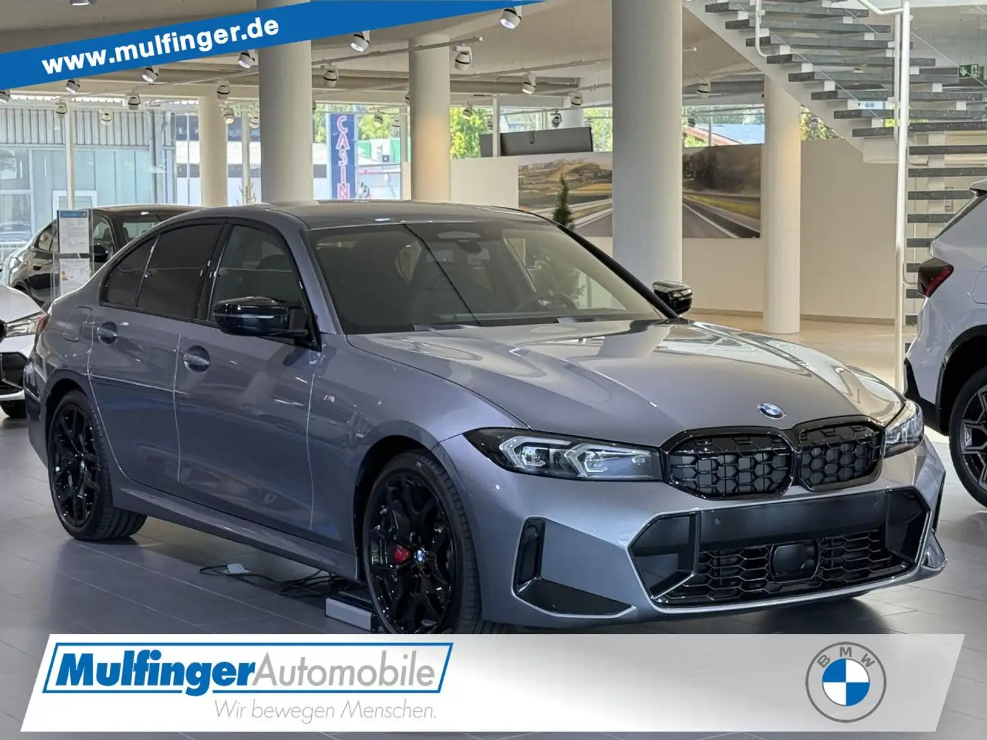 BMW 340 Mi xDrive M Sport Pro DrivProf. HUD Har/Kar. 19 Grau - 1
