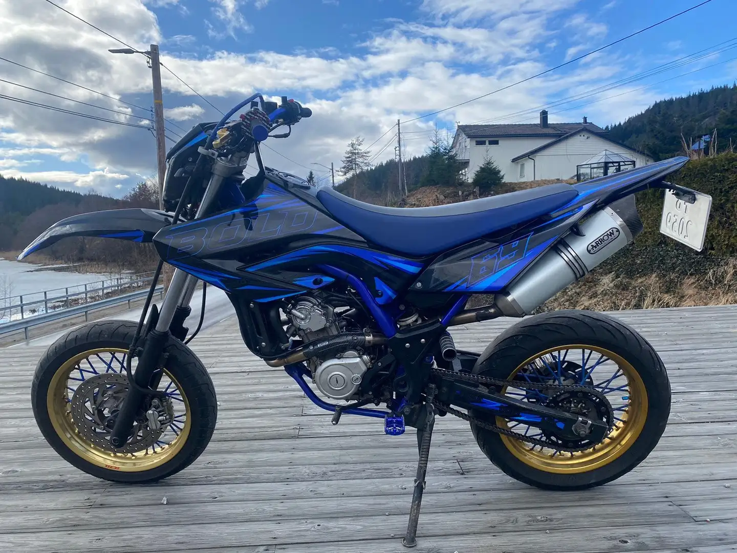 Yamaha WR 125 X Bleu - 1