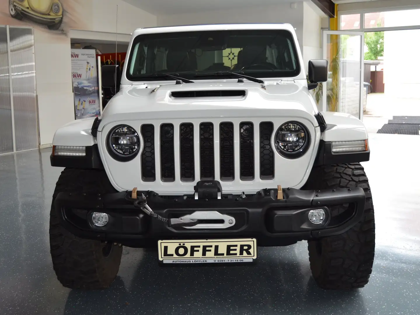 Jeep Wrangler 6,4l Rubicon 392 Klappe Seilwinde 18" Service Blanc - 2