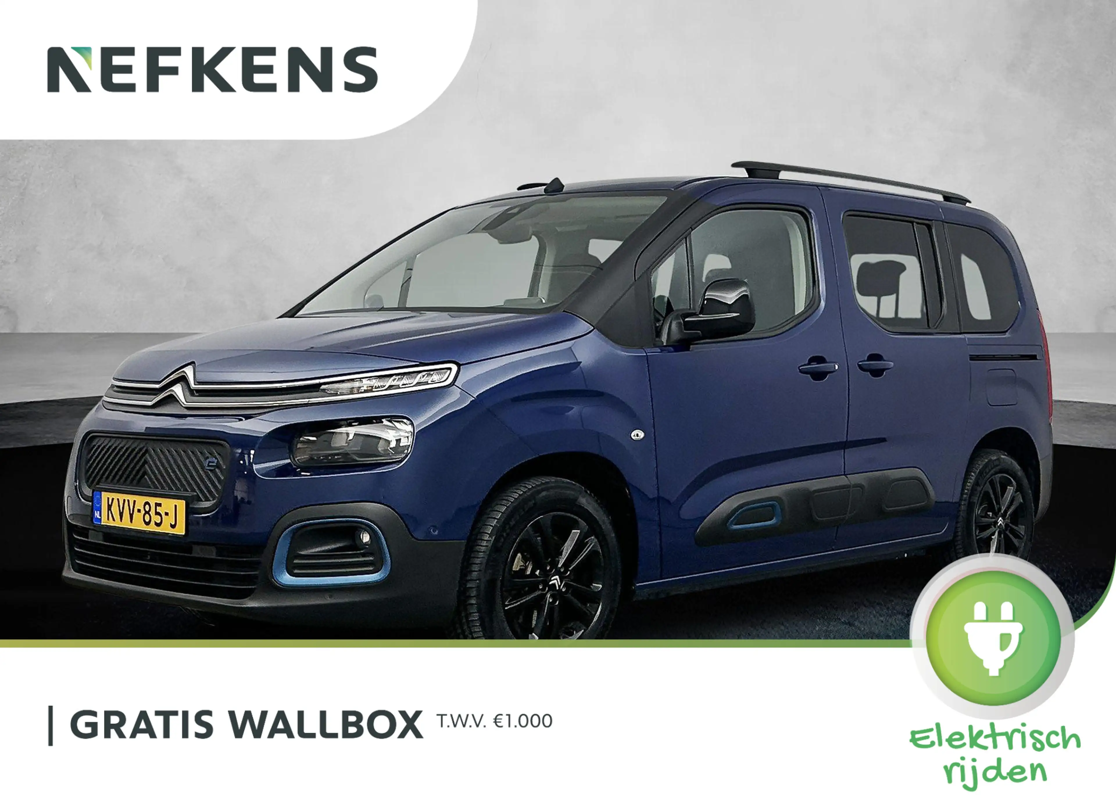 Citroen Berlingo ë-Berlingo 136 pk 50 kWh Shine | ACCU 95% |  Stoel