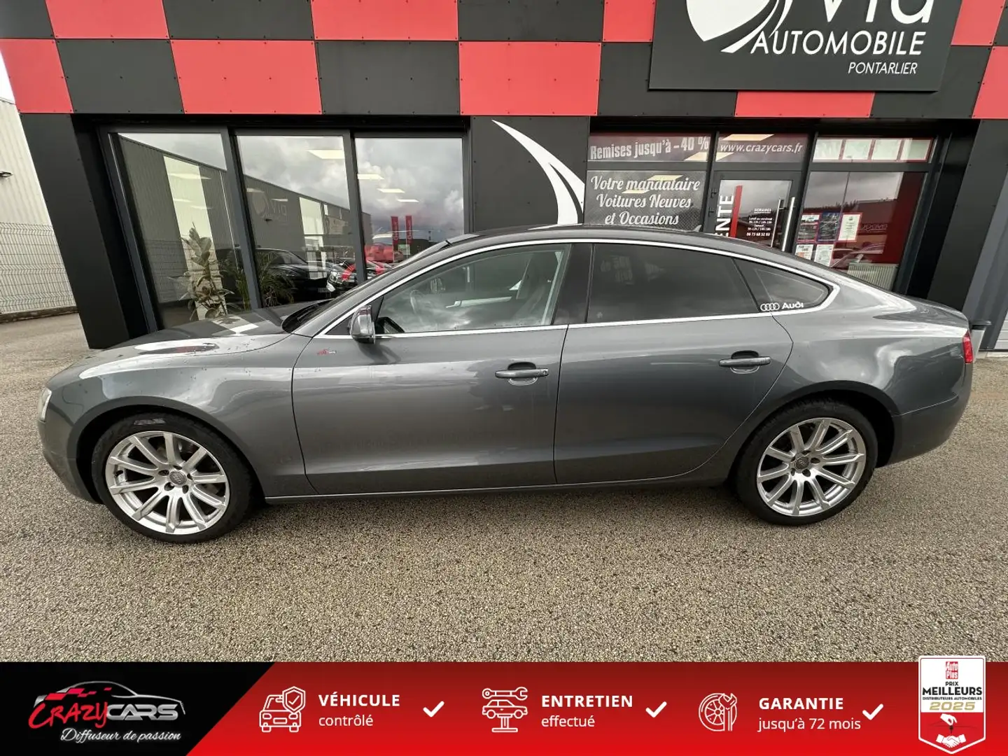 Audi A5 A5 Sportback 2.0 TDI - 150 - BVA Ambition Luxe Grey - 2