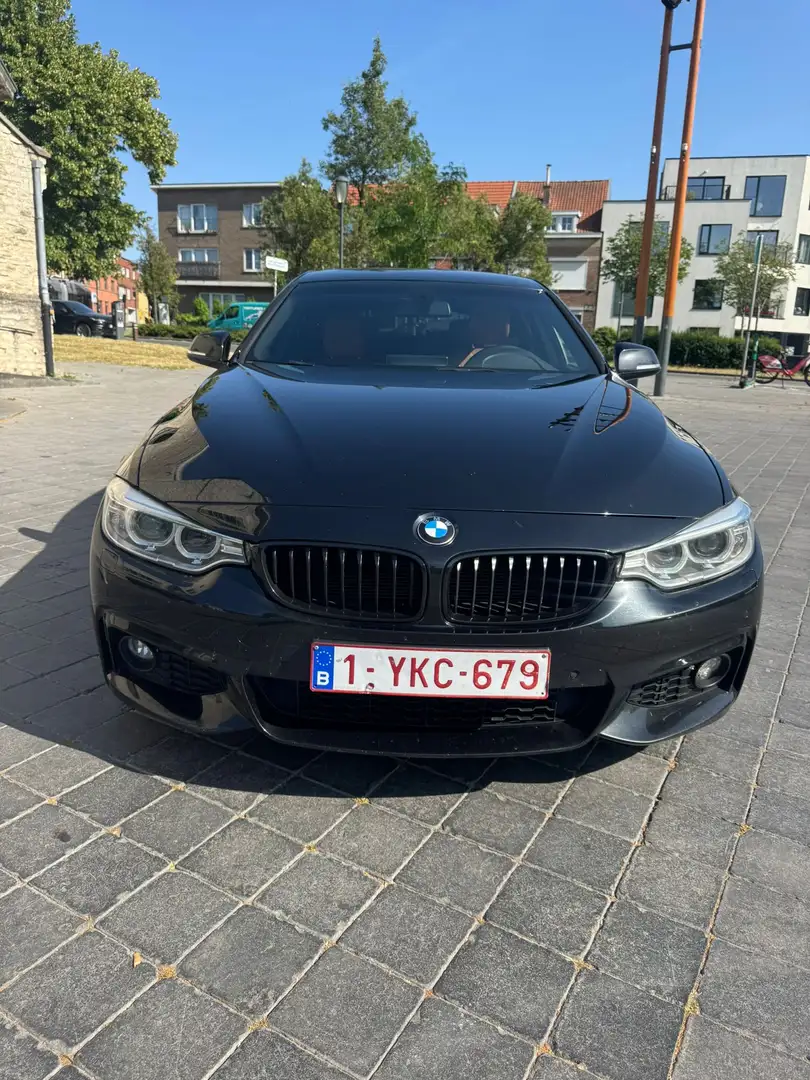 BMW 418 Gran Coupé dA Zwart - 1