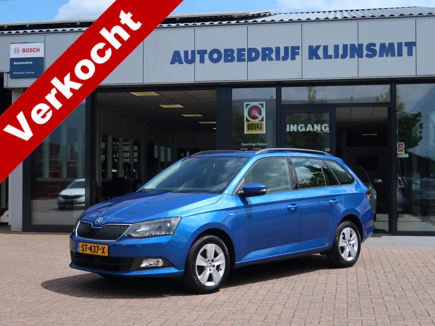 Skoda Fabia Combi 1.0 TSI Clever Automaat | trekhaak | navigat Bleu - 1