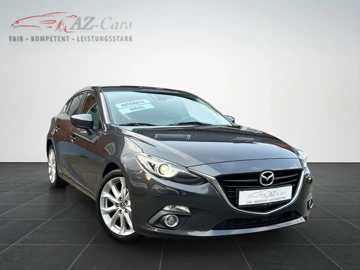 Mazda 3 Sports-Line*1.HD*AUTOMATIK*XENON*NAVI*HUD*BOSE Grijs - 1