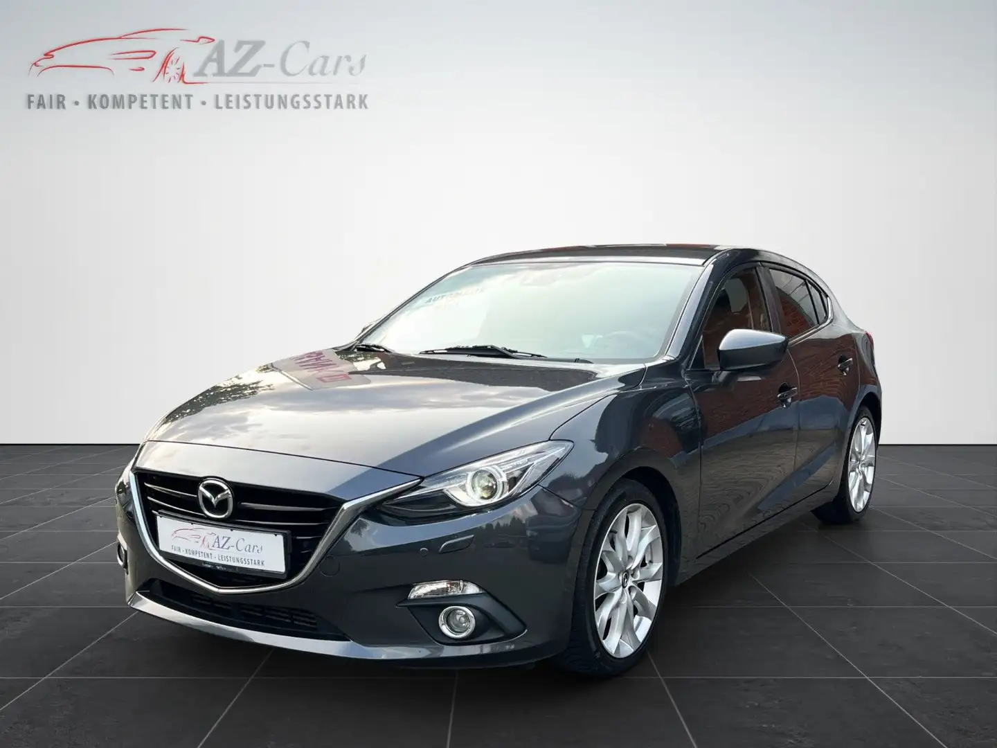 Mazda 3 Sports-Line*1.HD*AUTOMATIK*XENON*NAVI*HUD*BOSE Gris - 2