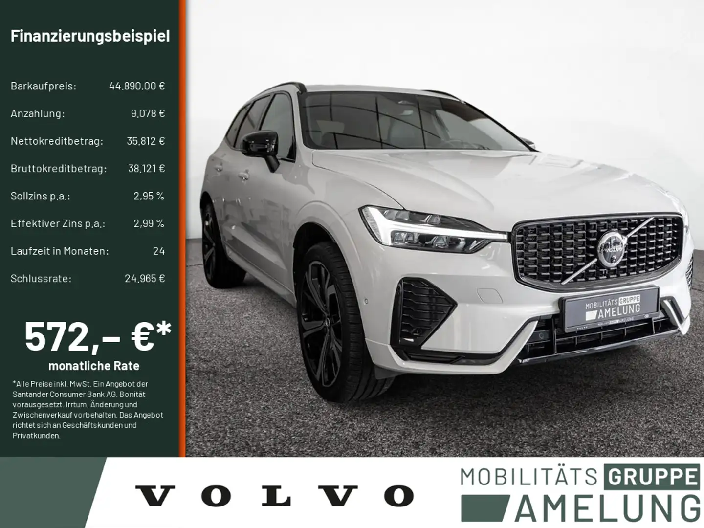 Volvo XC60 B4 Plus Dark 2WD STANDHZ LED PANO 360° Weiß - 1