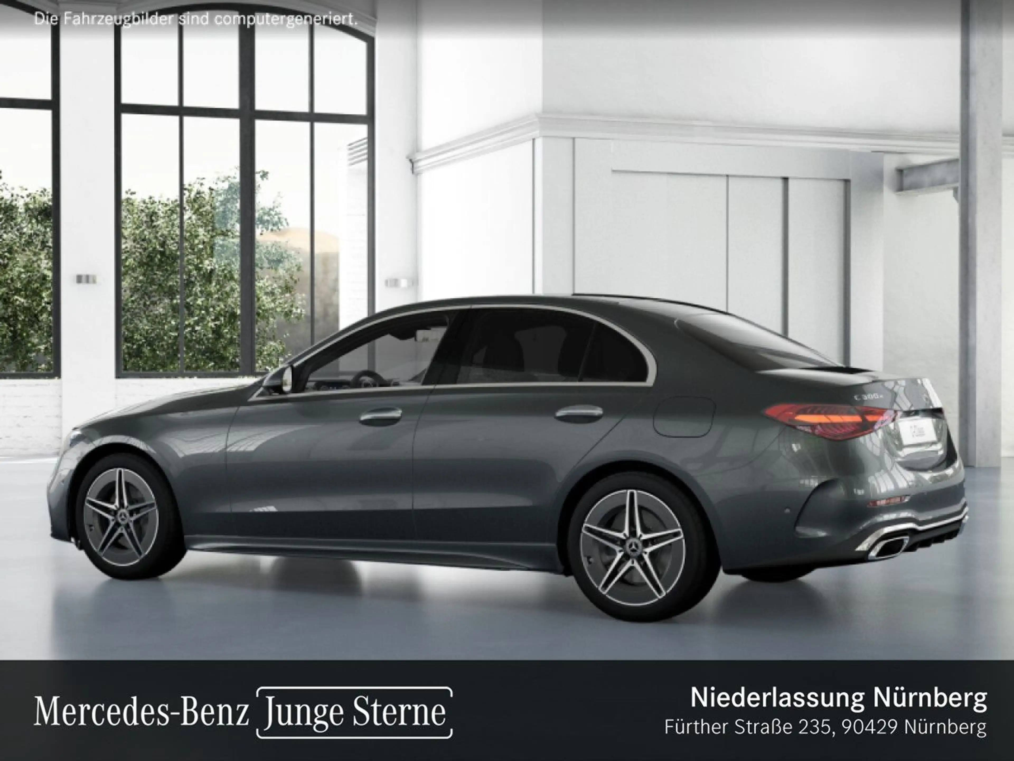 Mercedes-Benz C 300 e AMG+360+KEYLESS+9G — photo 15