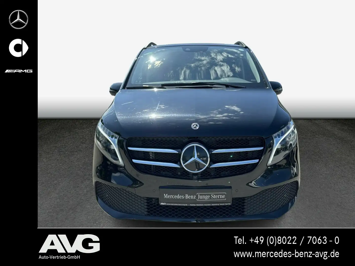Mercedes-Benz V 300 V 300 d Avantgarde extralg. 8-Sitz 360° AIRMATIC Schwarz - 2