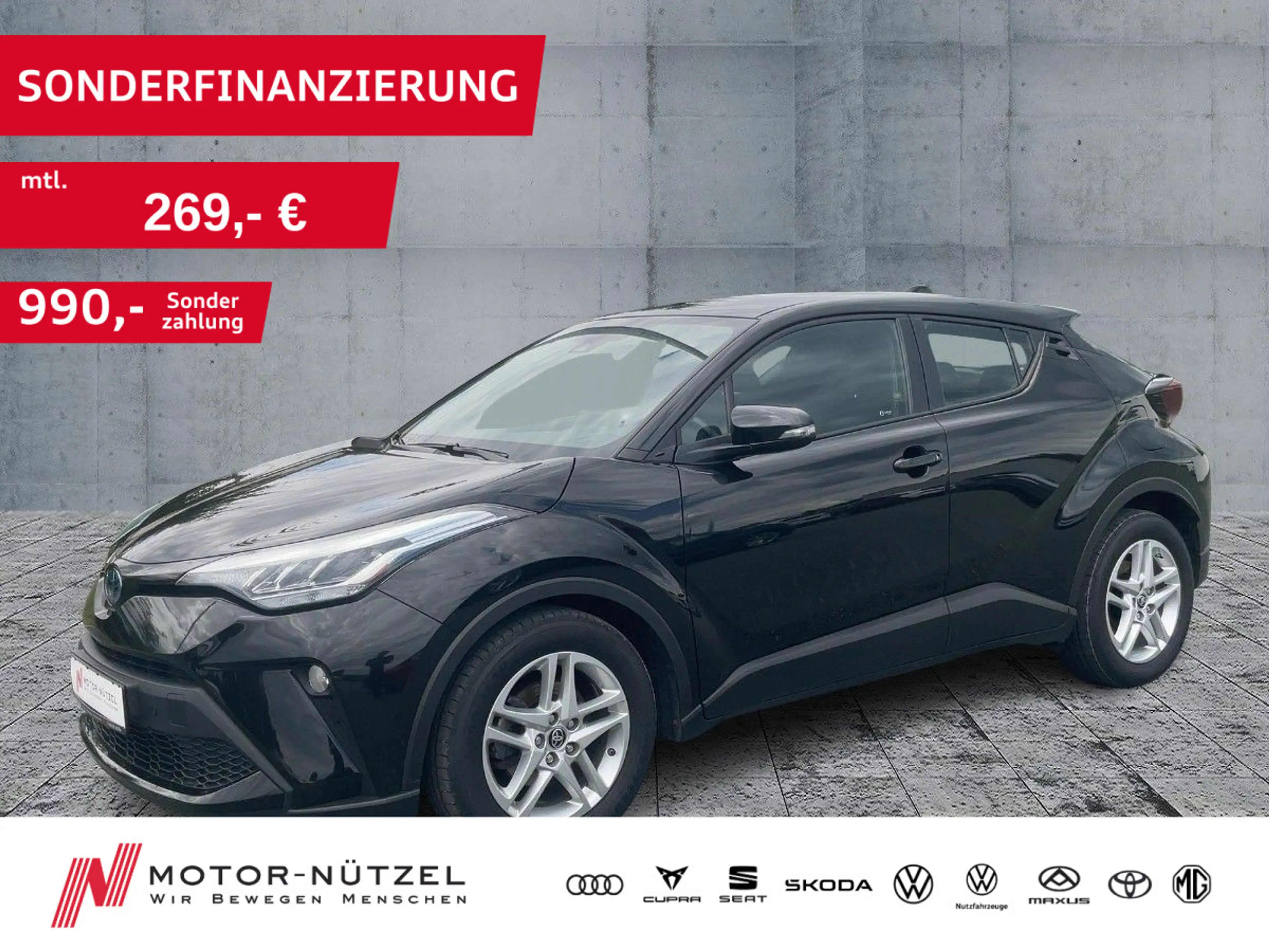 Toyota C-HR 1.8 l Hyb. BUSINESS Bi-LED+NAV+ACC+RFK+SHZ
