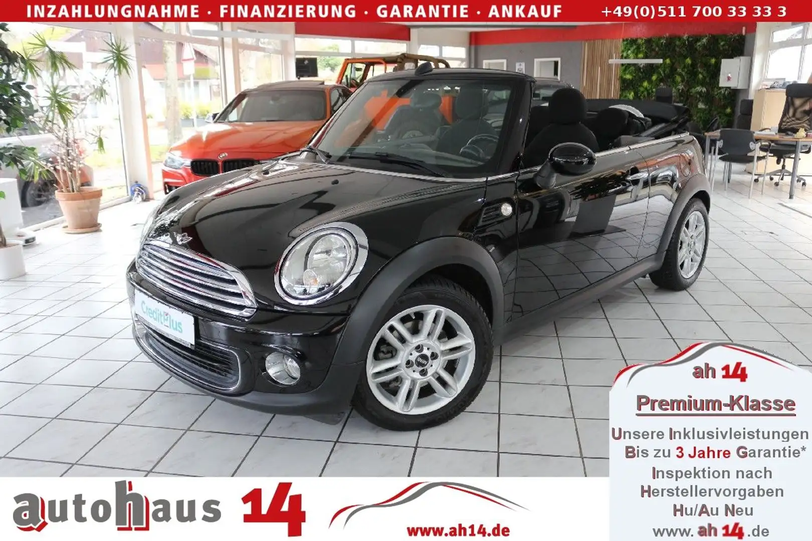 MINI One Cabrio - Navi-JCW-Sitzheizung-Klima-PDC Schwarz - 1