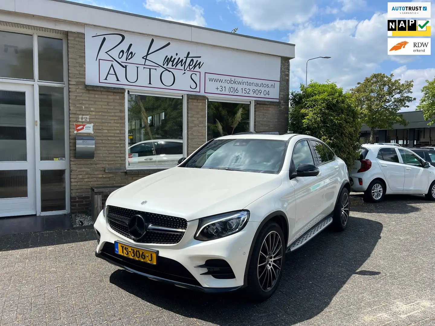 Mercedes-Benz GLC 250 Coupé 4MATIC Automaat / Schuif-Kanteldak Blanc - 1