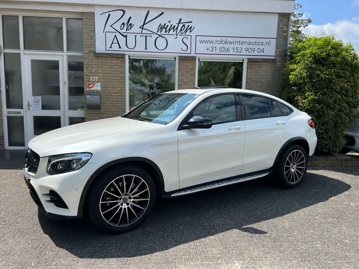 Mercedes-Benz GLC 250 Coupé 4MATIC Automaat / Schuif-Kanteldak Blanc - 2