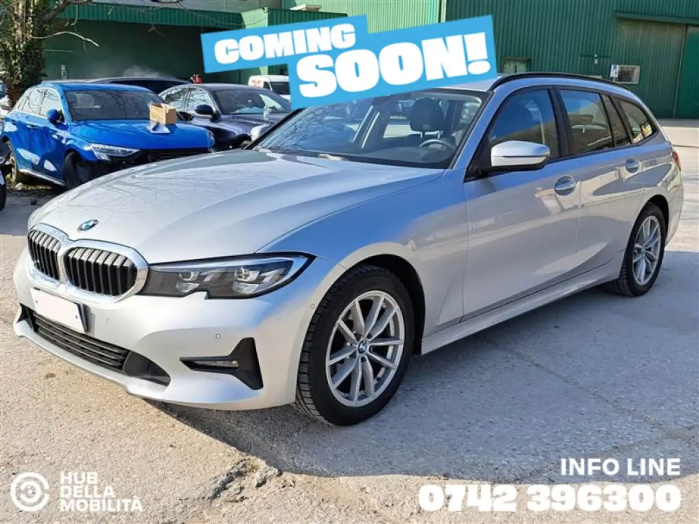 BMW 318 d 48V Touring Business Advantage Argento - 2