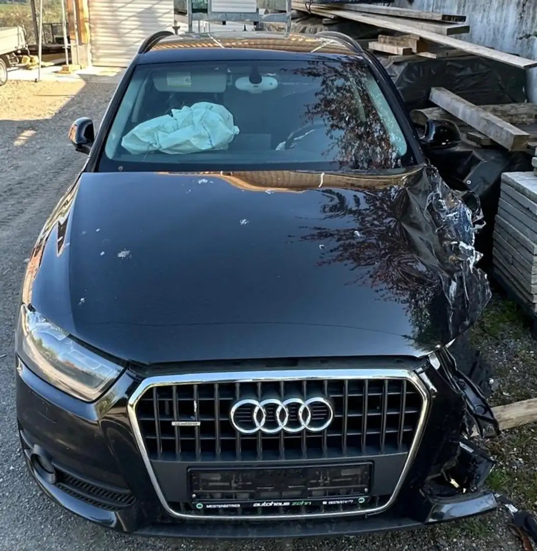 Audi Q3 2.0 TDI quattro/Navi/AHK/PDC/Sitzhzg/Klima/UNFALL Negro - 2